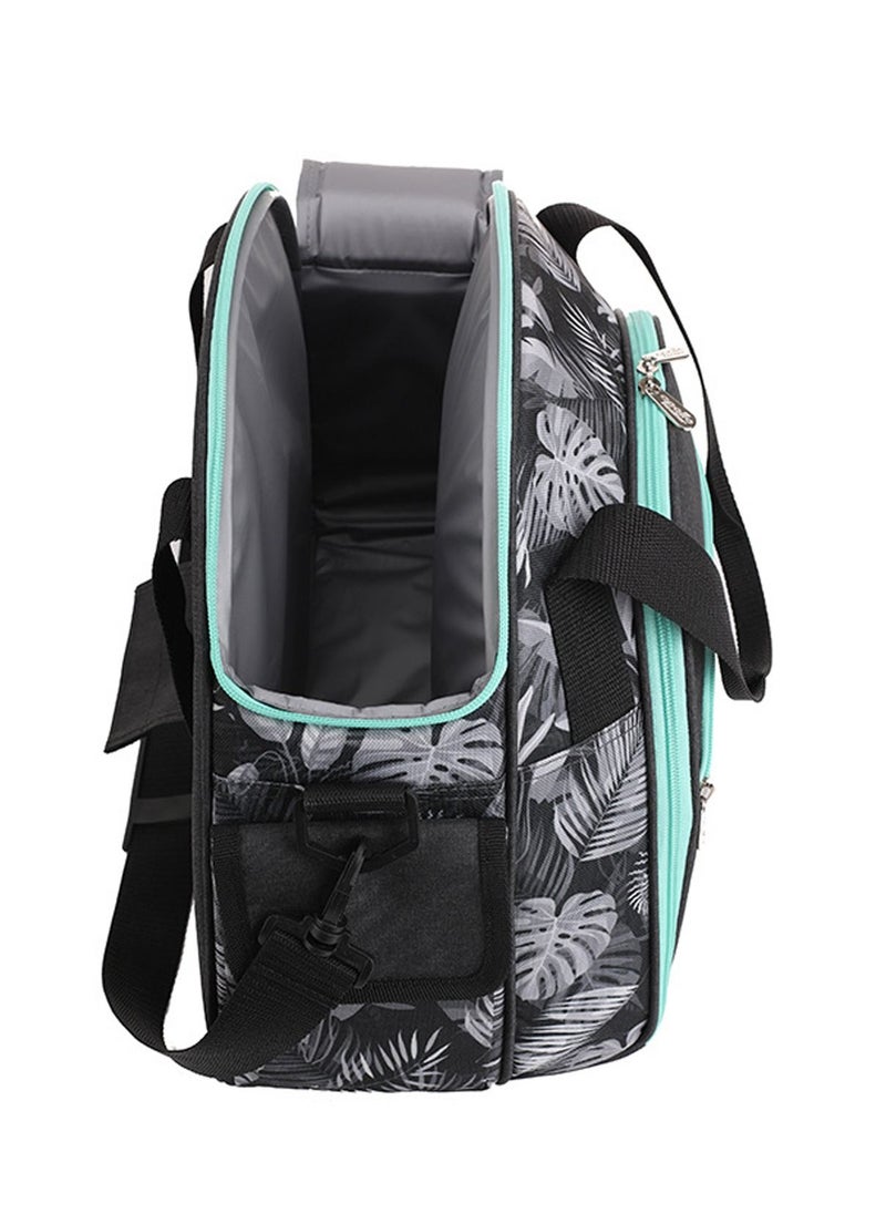 Arabest - Picnic Backpack for 4 Person, Picnic Bag Set with Cooler Compartment, Tableware for Camping, Day Travel, Hiking, BBQs, Family or Wedding Gifts, Gray - Image 1