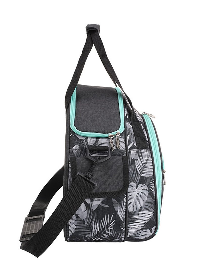 Arabest - Picnic Backpack for 4 Person, Picnic Bag Set with Cooler Compartment, Tableware for Camping, Day Travel, Hiking, BBQs, Family or Wedding Gifts, Gray - Image 1