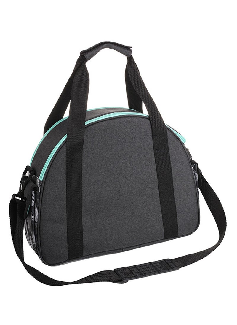 Arabest - Picnic Backpack for 4 Person, Picnic Bag Set with Cooler Compartment, Tableware for Camping, Day Travel, Hiking, BBQs, Family or Wedding Gifts, Gray - Image 1