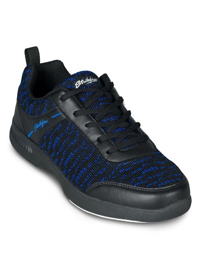 KR Strikeforce Mens Flyer Mesh Lite Bowling Shoes- Black/Royal 1.5 Multi - Image 3