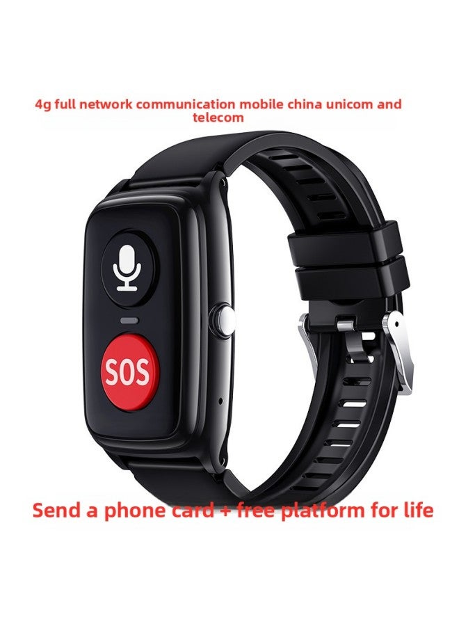 Foreign Language 4G Elderly GPS Positioning Call Multi-function Bracelet Anti-lost Fall Alarm SOS Emergency Call-Color:Domestic Version D10 Elderly Positioning Bracelet - Image 1
