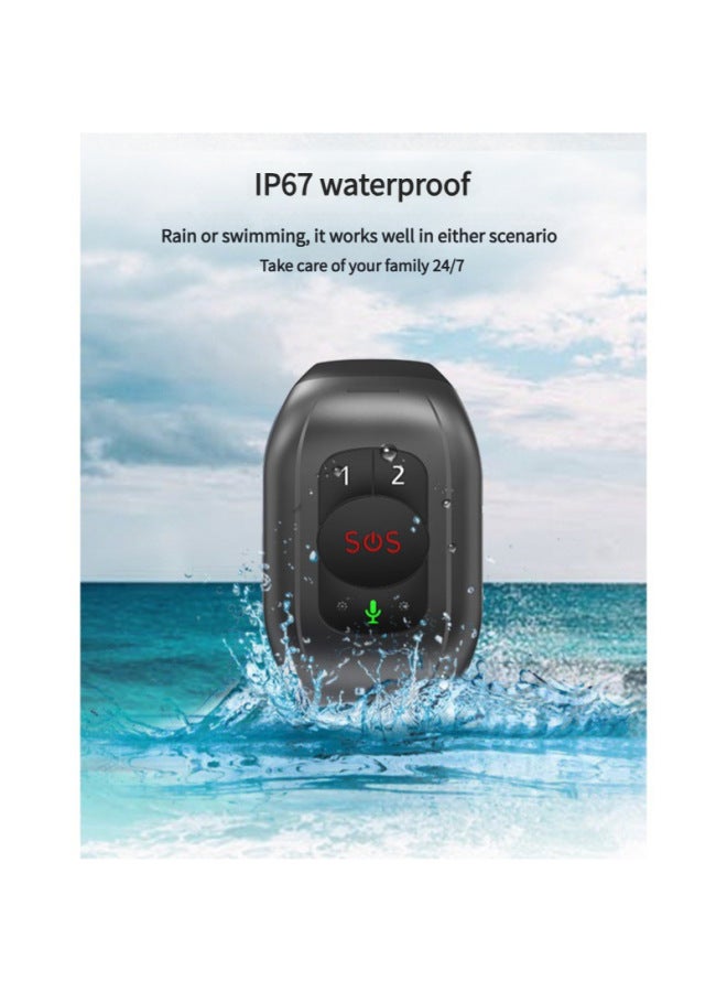 Foreign Language 4G Elderly GPS Positioning Call Multi-function Bracelet Anti-lost Fall Alarm SOS Emergency Call-Color:Domestic Version D10 Elderly Positioning Bracelet - Image 3