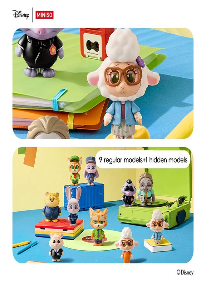 MINISO Disney Zootopia Daily Time Dressing Up Series Figure Blind Box, Mystery Animal Figurines, Surprise Box Figure Model Zootopia Blind Box Toy, Disney Figures for Home Decor Birthday Gifts (Random) - Image 4