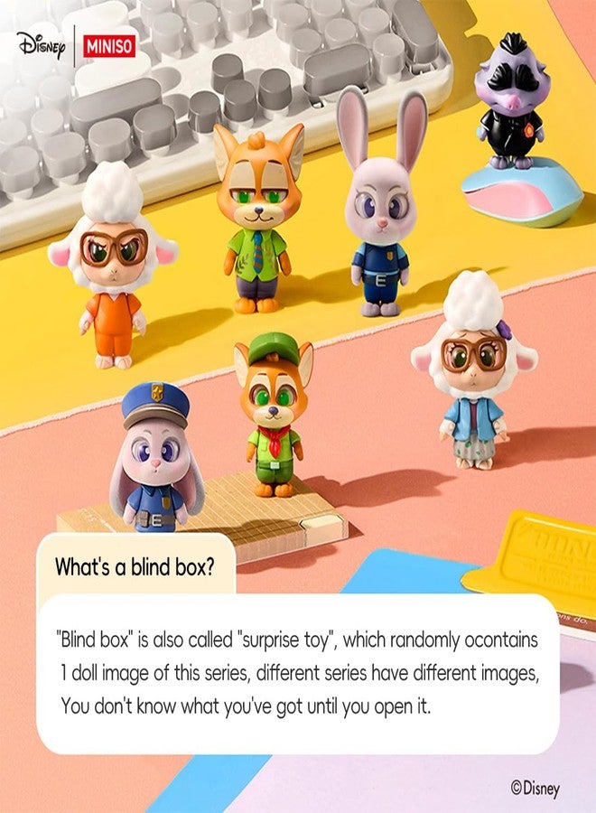 MINISO Disney Zootopia Daily Time Dressing Up Series Figure Blind Box, Mystery Animal Figurines, Surprise Box Figure Model Zootopia Blind Box Toy, Disney Figures for Home Decor Birthday Gifts (Random) - Image 5