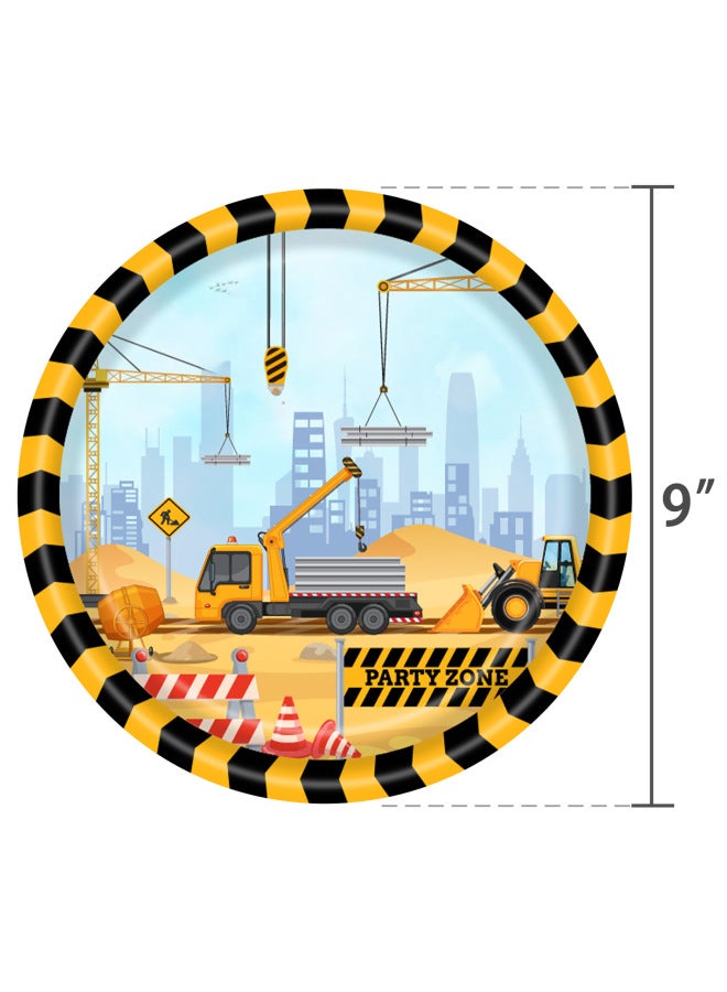 Spot New Construction Truck Party Decoration Truck Theme Party Layout Children's Birthday Party Tableware - Image 3