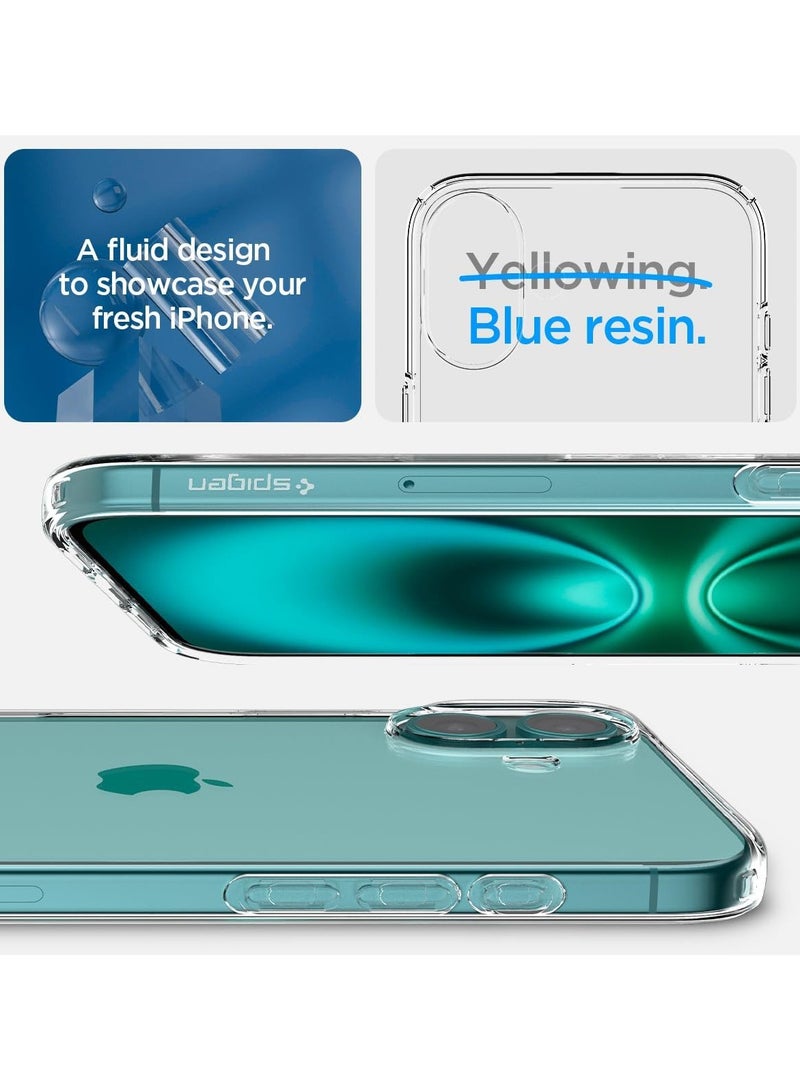 Spigen Liquid Crystal for iPhone 16 Case Cover (2024) - Crystal Clear - Image 3