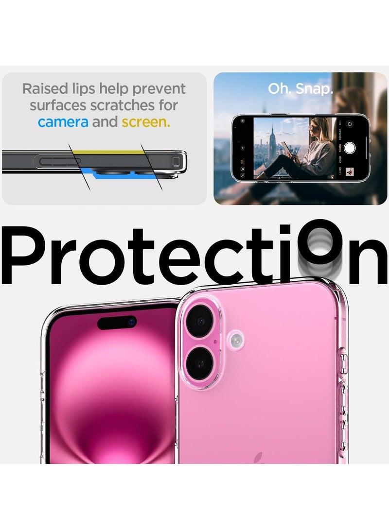 Spigen Liquid Crystal for iPhone 16 Case Cover (2024) - Crystal Clear - Image 5