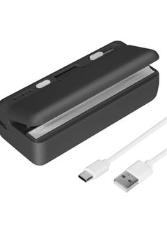 Portable Food Seal Machine For Plastic Bags Kitchen Handheld Vacuum Sealer Small Chip Bag Resealer And Opener Hand Packet Sealer And Cutter Kitchen Gadgets Sealing Clip