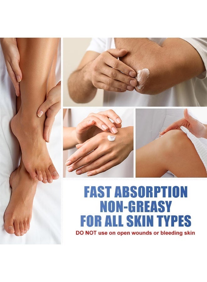 LANEMAY 60% Urea Cream for Hand & Foot, Moisturizing Cream Rich in Salicylic Acid and Glycerin , Suitable for Dry, Rough, Cracked  Heels - Image 3
