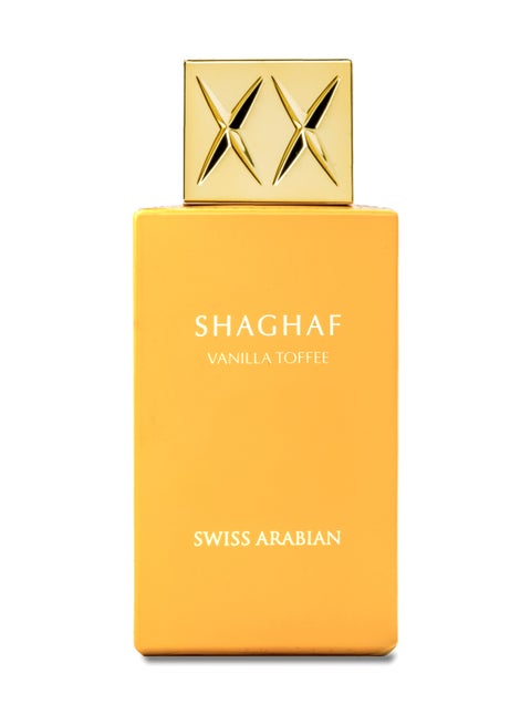 Shaghaf Vanilla Toffee Eau de Parfum, 75ml, Premium Quality Perfume, Women and Men’s Fragrance, Gourmand Luxurious Blend Perfumes for Men and Women