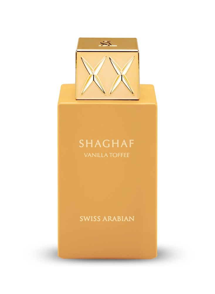 SWISS ARABIAN Shaghaf Vanilla Toffee Unisex Eau De Parfum 75ml  - Image 1