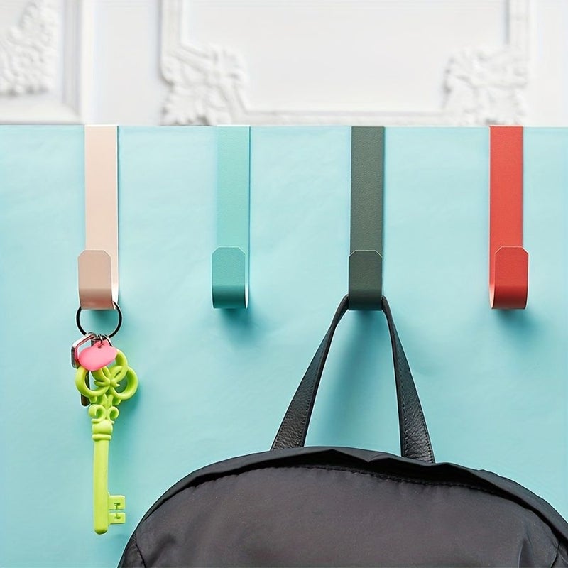 Coral Hanging Hook 1.65 Inch Inner Diameter No Nail Nordic Design For Office Cubicles Cabinet Door Bag Backpack Umbrella Lunch Box Home School Storage Organizer - Image 1