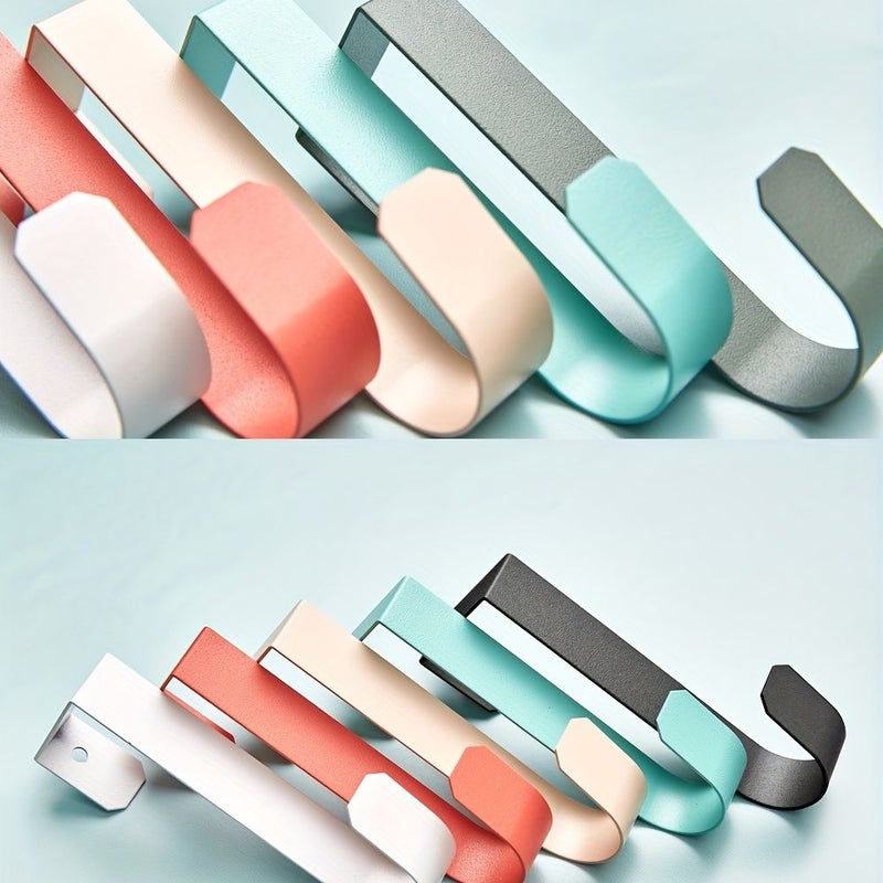 Coral Hanging Hook 1.65 Inch Inner Diameter No Nail Nordic Design For Office Cubicles Cabinet Door Bag Backpack Umbrella Lunch Box Home School Storage Organizer - Image 3