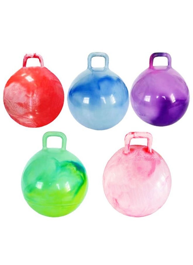 null - Indoor Outdoor Entertainment Activity Fitness Cardio Exercise Handle Cloud Ball-Color:Random (the Number Of Colors Is Not Uniform)-Diameter:55cm Handle Cloud Ball - Image 1