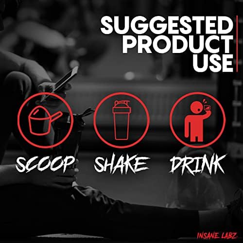 Insane Labz Psychotic High Stimulant Pre Workout Powder Extreme Lasting Energy Focus and Endurance with Beta Alanine Creatine Monohydrate DMAE 35 Srvgs Fruit Punch - Image 5