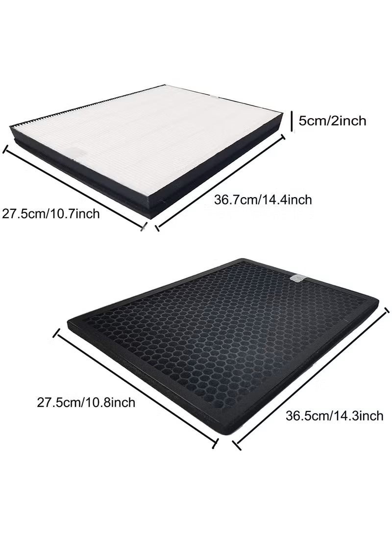 FY2422 NanoProtect Hepa and FY2420 Activated Carbon Filters Replacement Set for Philips AC2889, AC2882, AC2887, AC2880, 2000, 2000i Series Air Purifiers and AC3829, AC3821 Air Humidifiers(HEPA Filter + Activated Carbon Filter) - Image 3