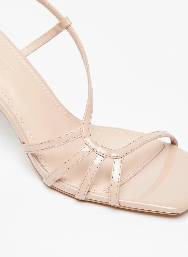 Celeste Women's Strappy Slip-On Sandals with Stiletto Heels