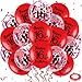 Wayyogh Red 16th Birthday Balloons 18Pcs Happy 16th Birthday Decorations Latex Balloons with Confetti for Teenagers Unisex - Image 2