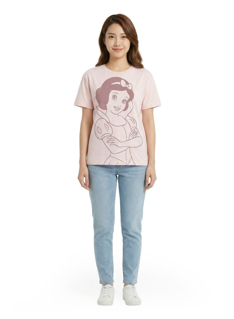 Disney Snow White Women’s Drop Shoulder Oversized T-Shirt - Image 2