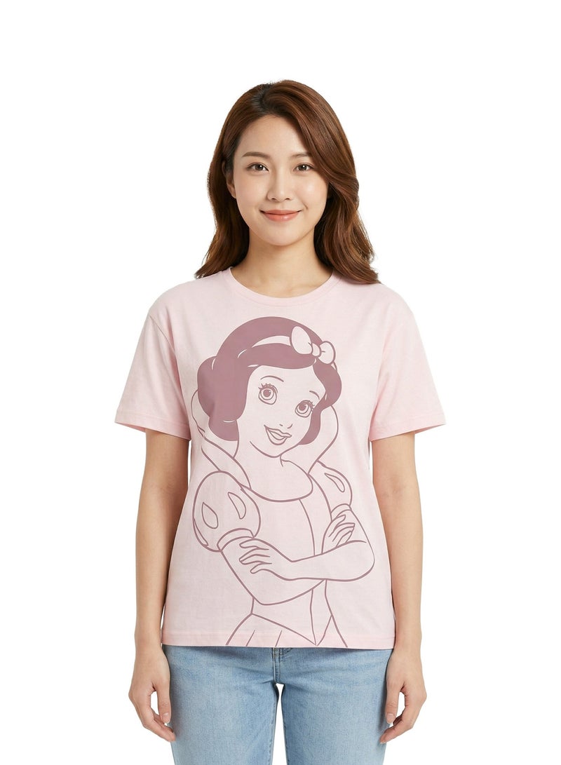 Disney Snow White Women’s Drop Shoulder Oversized T-Shirt - Image 1