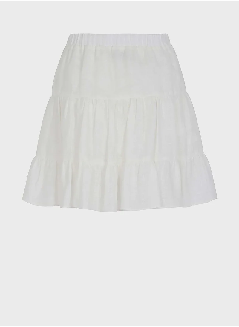 Nocturne High Waist Ruffle Skirt