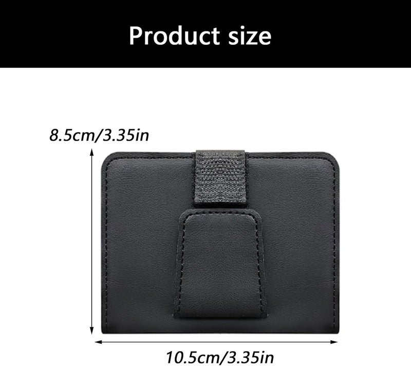 Visors Glass Holder for SUV and Sedan Car Sun Visors Organizers for Sunglasses and Card Storage Reducing Clutter Car Sun Visors Organizers for Sunglasses and Cards Secure Storage Easy Installation - Image 4