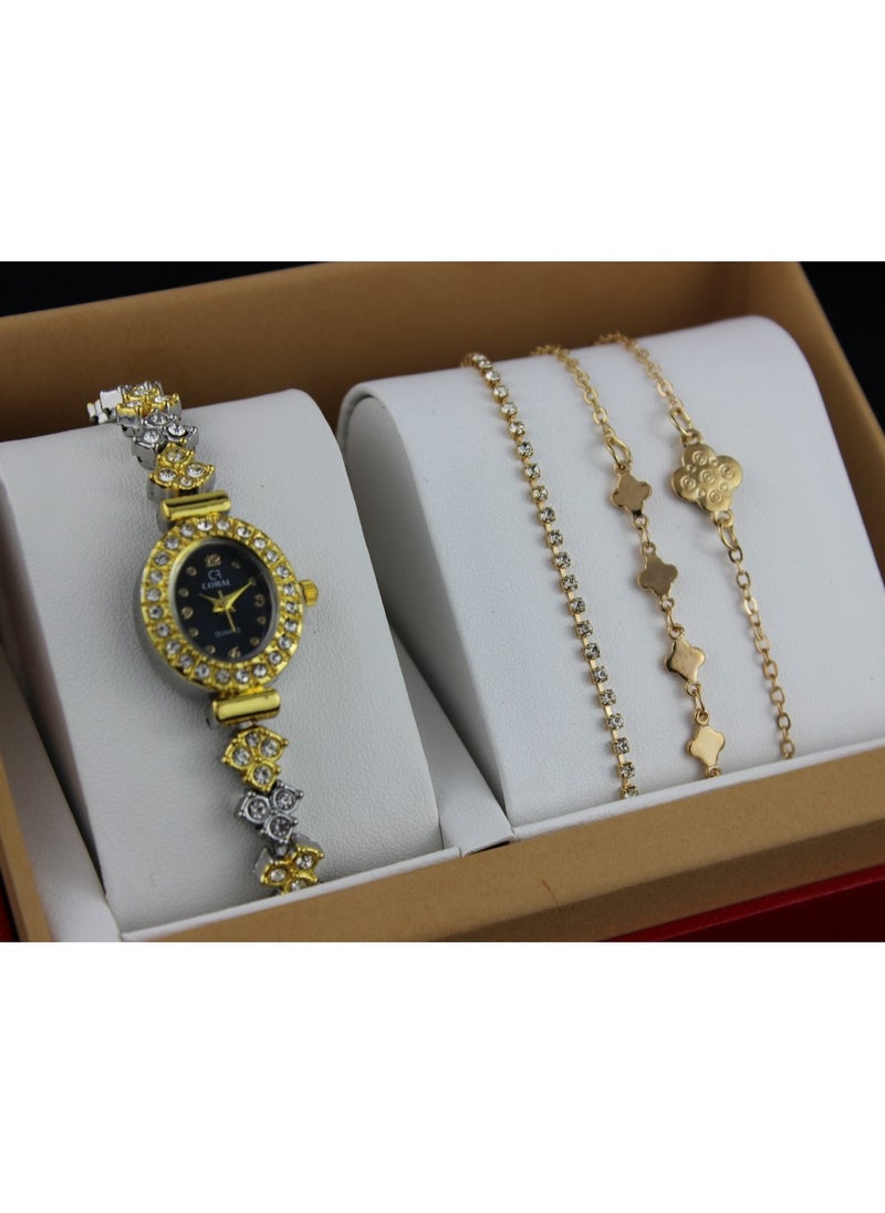 Reclaim with Argireline Women's evening watch set 