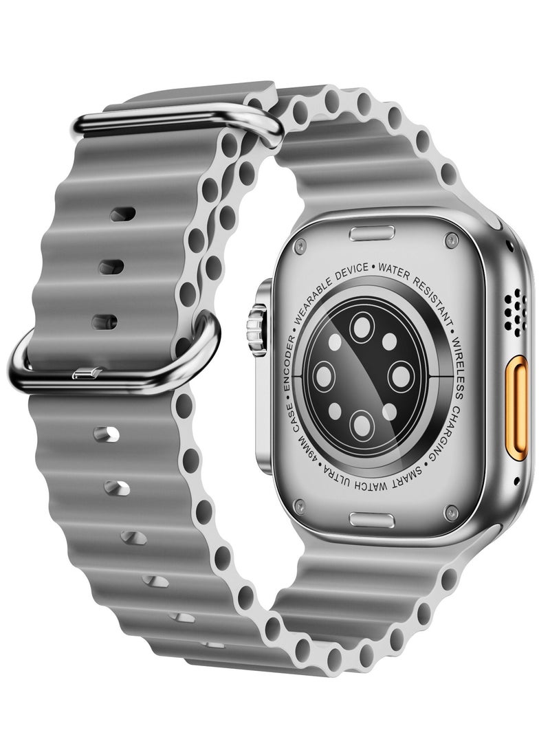 AROAQ Smart Watch C9 Ultra Health Fitness Tracker Sport Watch 49MM- Gray - Image 3