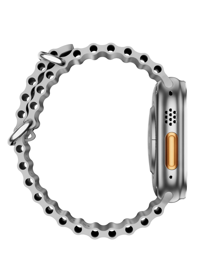 AROAQ Smart Watch C9 Ultra Health Fitness Tracker Sport Watch 49MM- Gray - Image 5