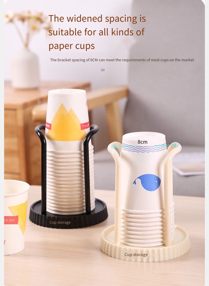 Paper Cup Holder Household Disposable Cup Storage Rack Multi-functional Desktop Coffee Milk Tea Cup Storage Rack Cup Taker - Image 4