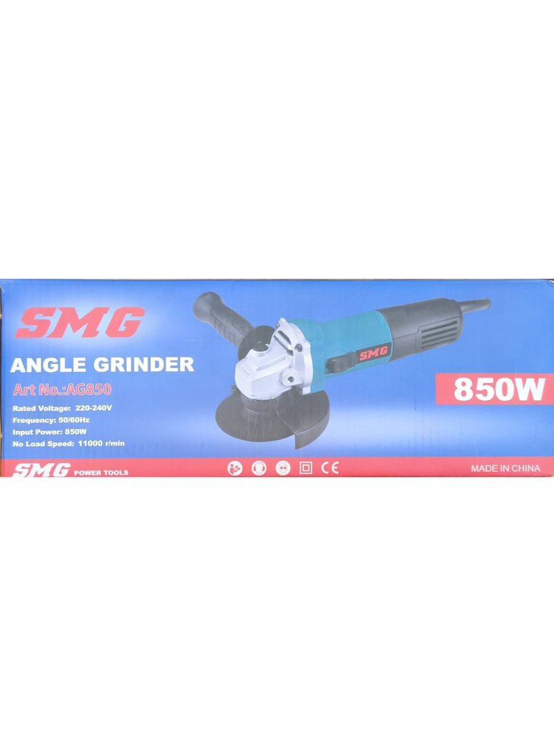 SMG 4.5-Inch Angle Grinder – 850W, 11000 RPM, 220-240V | Compact & Powerful Grinder for Cutting, Grinding & Polishing - Image 2