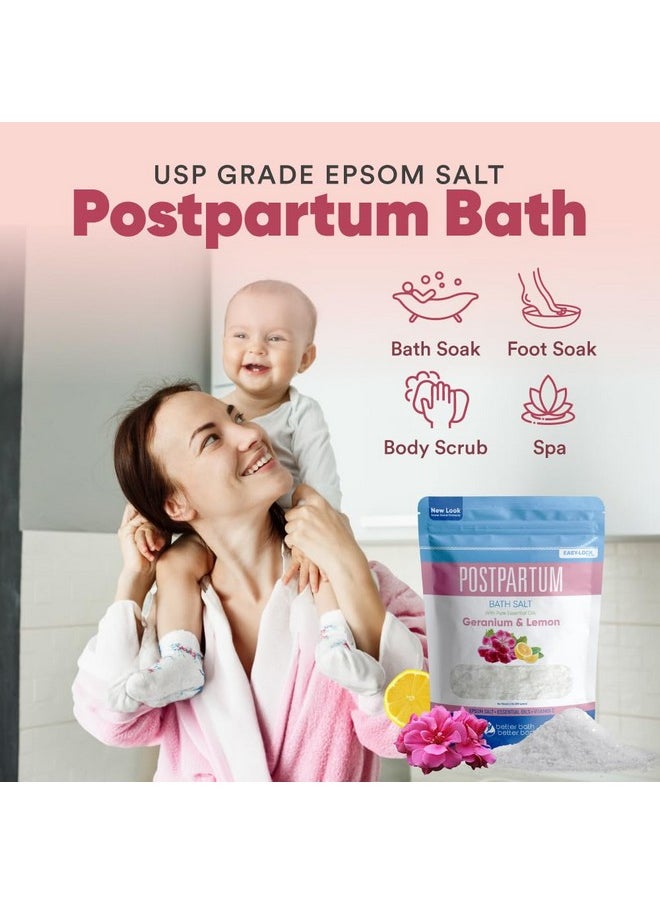 Better Bath Better Body Postpartum Sitz Bath Soak (2 Lbs) Postpartum Care For New Moms Bath Salt With Essential Oils In Easy Press-Lock Bpa-Free Pouch Made With Natural Ingredients Made In Usa  - Image 3