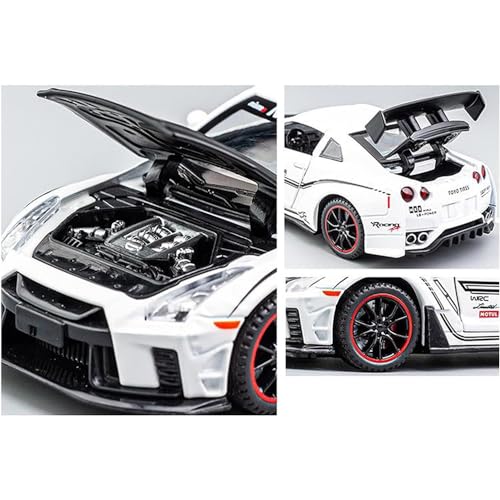 Coelon 1:32 Scale nessan R35 Die Cast Metal Car Toy with Light and Sound for Kid - Image 3