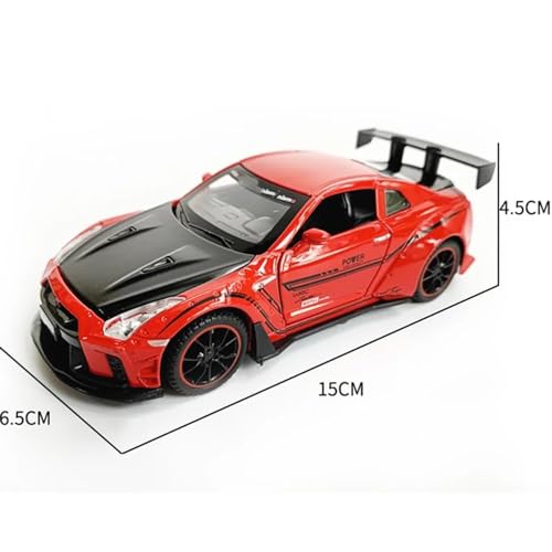 Coelon 1:32 Scale nessan R35 Die Cast Metal Car Toy with Light and Sound for Kid - Image 2