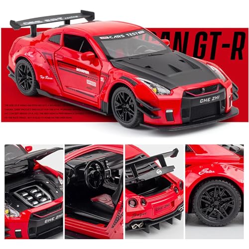 Coelon 1:32 Scale nessan R35 Die Cast Metal Car Toy with Light and Sound for Kid - Image 5