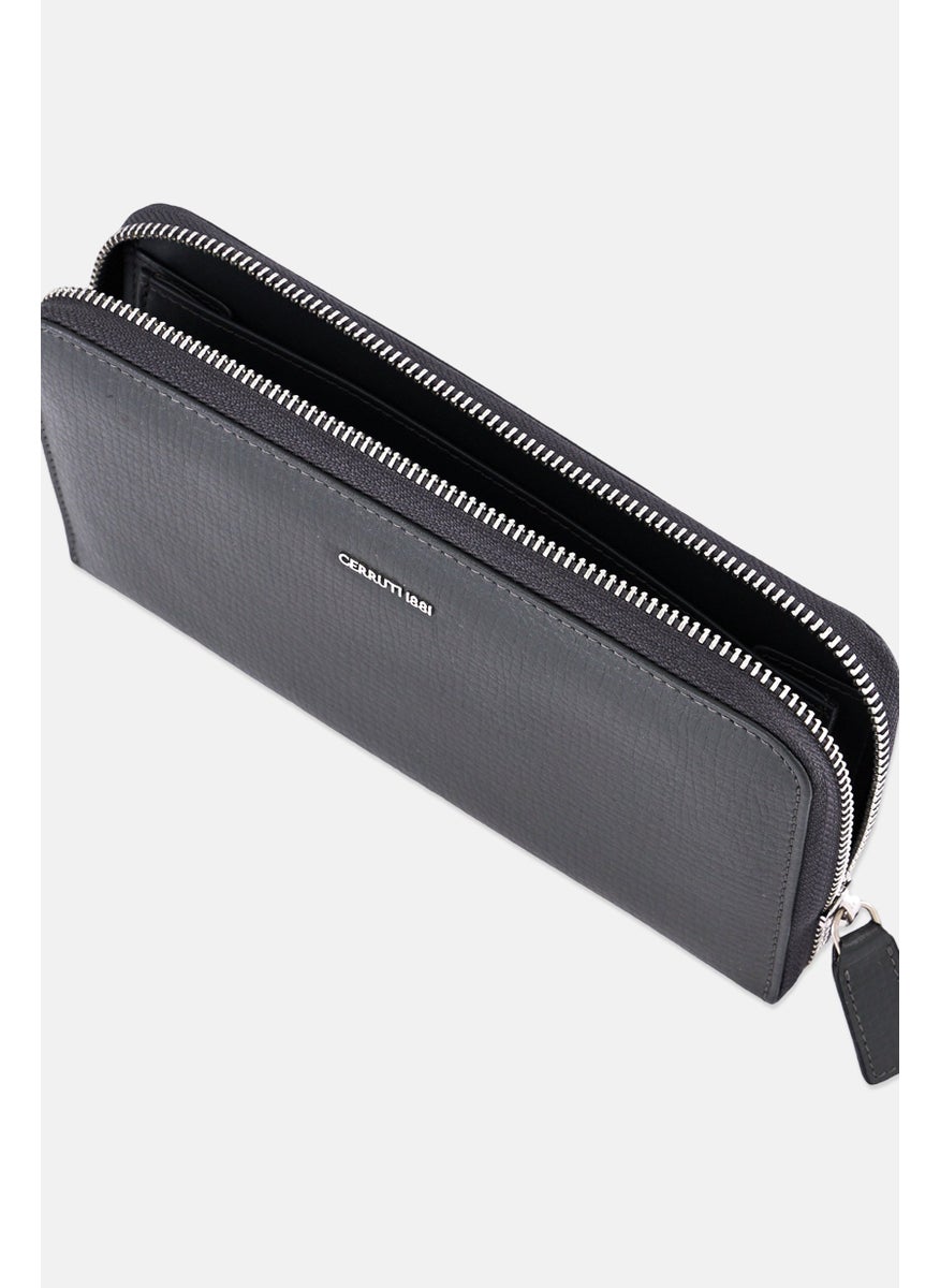 CERRUTI 1881 Men Brand Logo Wallet, Grey  - Image 3