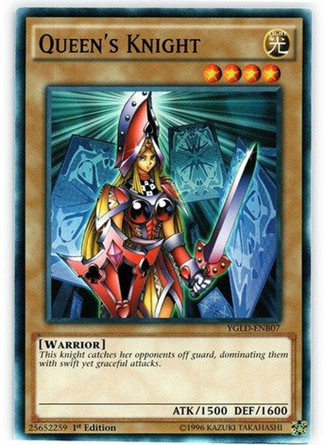 YU-GI-OH! - Queen's Knight (YGLD-ENB07) - Yugi's Legendary Decks - 1st Edition - Common