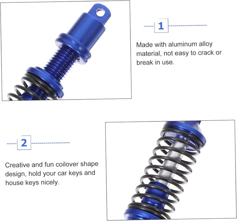 OUNONA Shock Absorber Keychain Keychains Key Hanging Decoration Key Charms Auto Part Key Chain Key Holder Car - Image 2