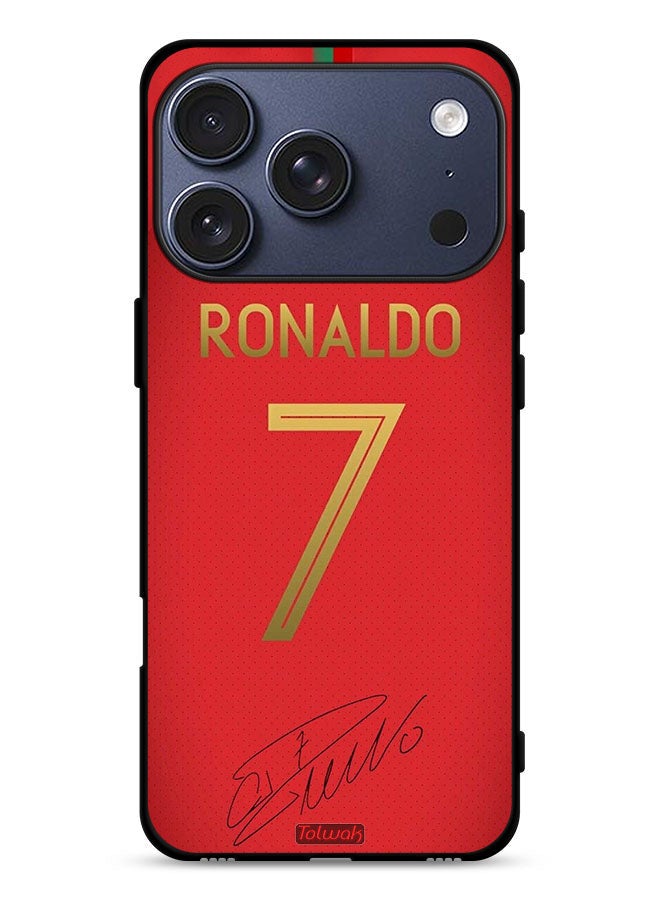 Tolwak Apple iPhone 17 Pro Protective Case Cover Ronaldo 7 - Image 1