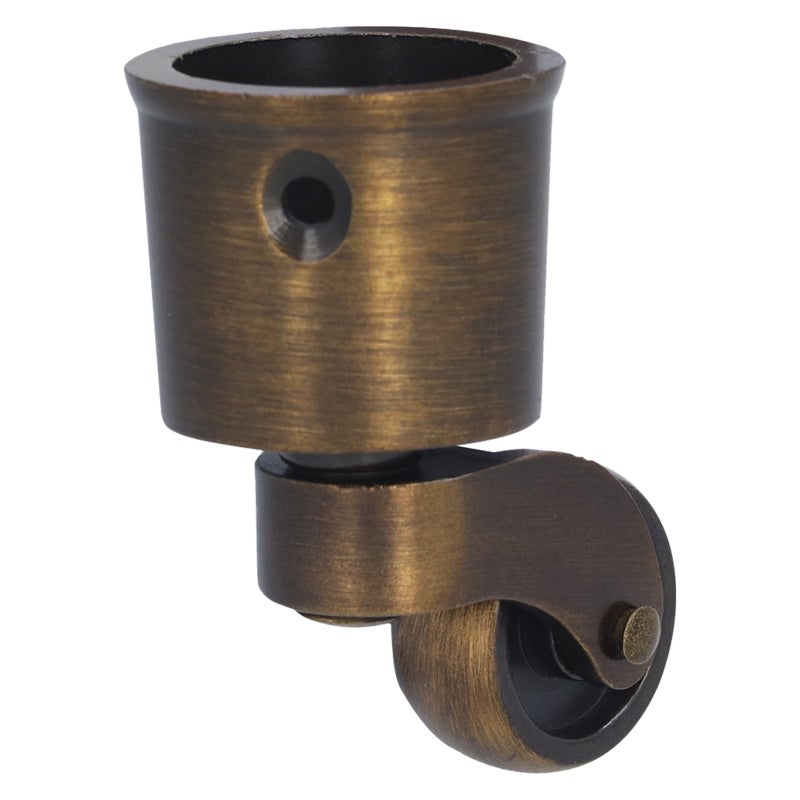 Round Cup Caster: Zinc Alloy Matt Surface - 360° Stable Swivel Silent Rolling Furniture Caster for Retro Home Furniture, Sofas, Pianos & Bookshelves - Image 5