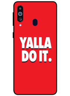 EYE CATCH Protective Case Cover For Samsung Galaxy M40 Smart Series Printed Protective Case Cover for Samsung Galaxy M40 Yalla Do It  - Image 1