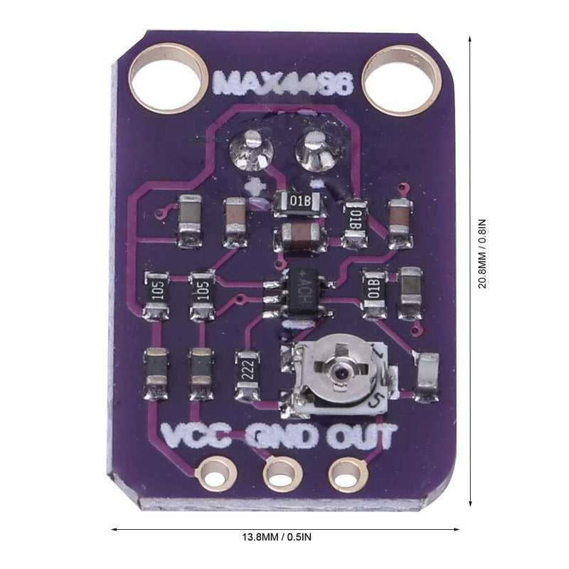 Microphone Amplifier Module Sound Sensor 2 4V to 5 5V Preamplifier 125dB Rail to Rail Output - Image 5