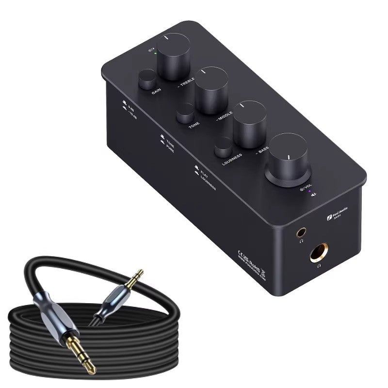 Fosi Audio Sk01 Desktop Portable Ear Amplifier Front All-In-One Headset Amplifier - Image 1
