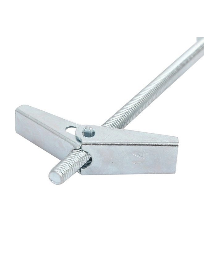 uxcell M4 x 75mm Male Thread Spring Loaded Hollow Wall Round Head Toggle Bolt 10pcs - Image 2