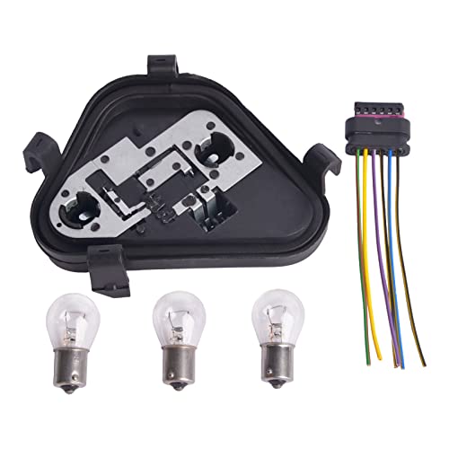 Getfarway مصباح خلفي يسار لمصابيح السائق من Getfarway مع مقبس وموصل و3 مصابيح 63217313043 متوافق مع BMW 3-Series 320i 328i 335i 328d 2012 2013 2014 2015 مجموعة إصلاح مصباح خلفي - Image 1