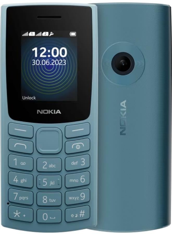 نوكيا 110 (2023) ثنائي الشريحة - أزرق - Image 1