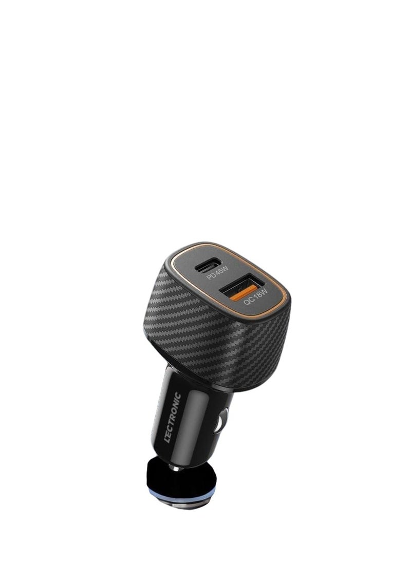 63W Super Fast USB PD Car Charger Head