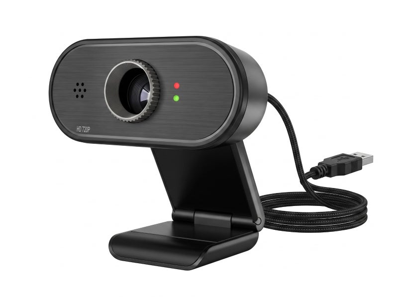 T-Dagger Eagle HD 720P Webcam with Built-in Microphone, Black, Suitable for Live Streaming, Meetings, and Distance Learning, Supports Plug & Play, Model TGW620