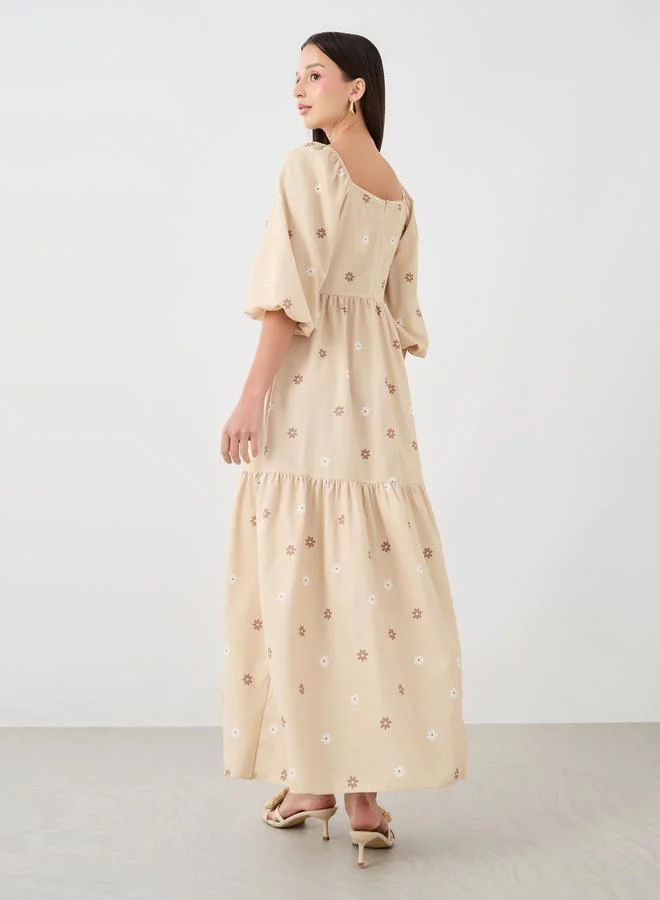 Take Two Floral Tiered Dress