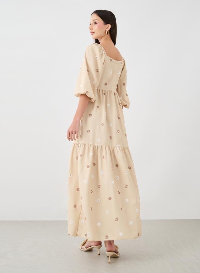 Take Two Floral Tiered Dress  - Image 4